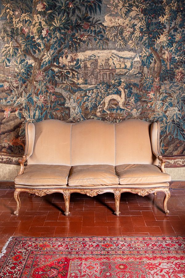 Divano à oreilles - Piemonte XVIII sec.
