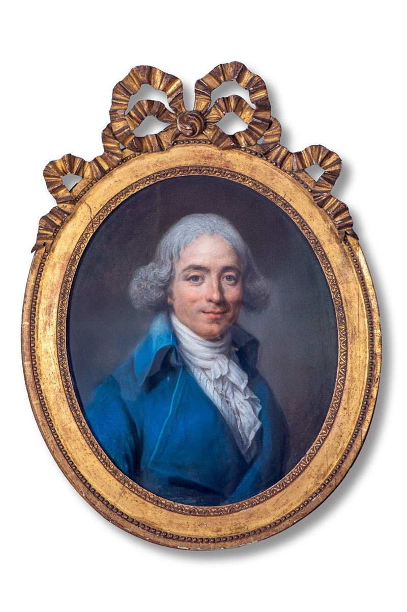 Scuola francese del XVIII sec. - Ritratto di gentiluomo