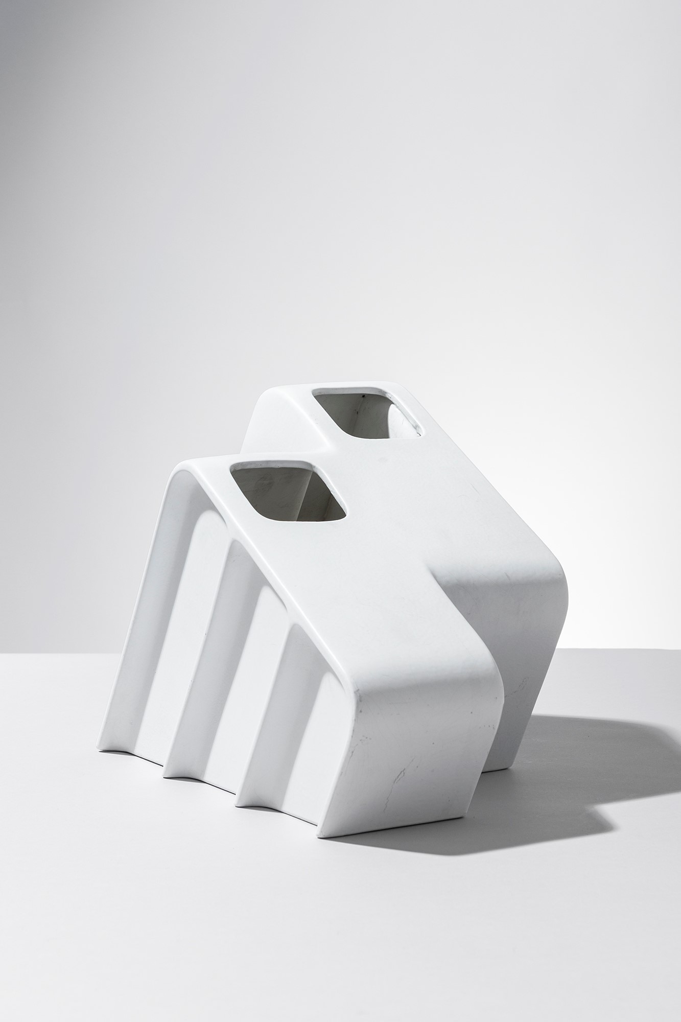 Makio Hasuike - Vaso in ceramica bianca