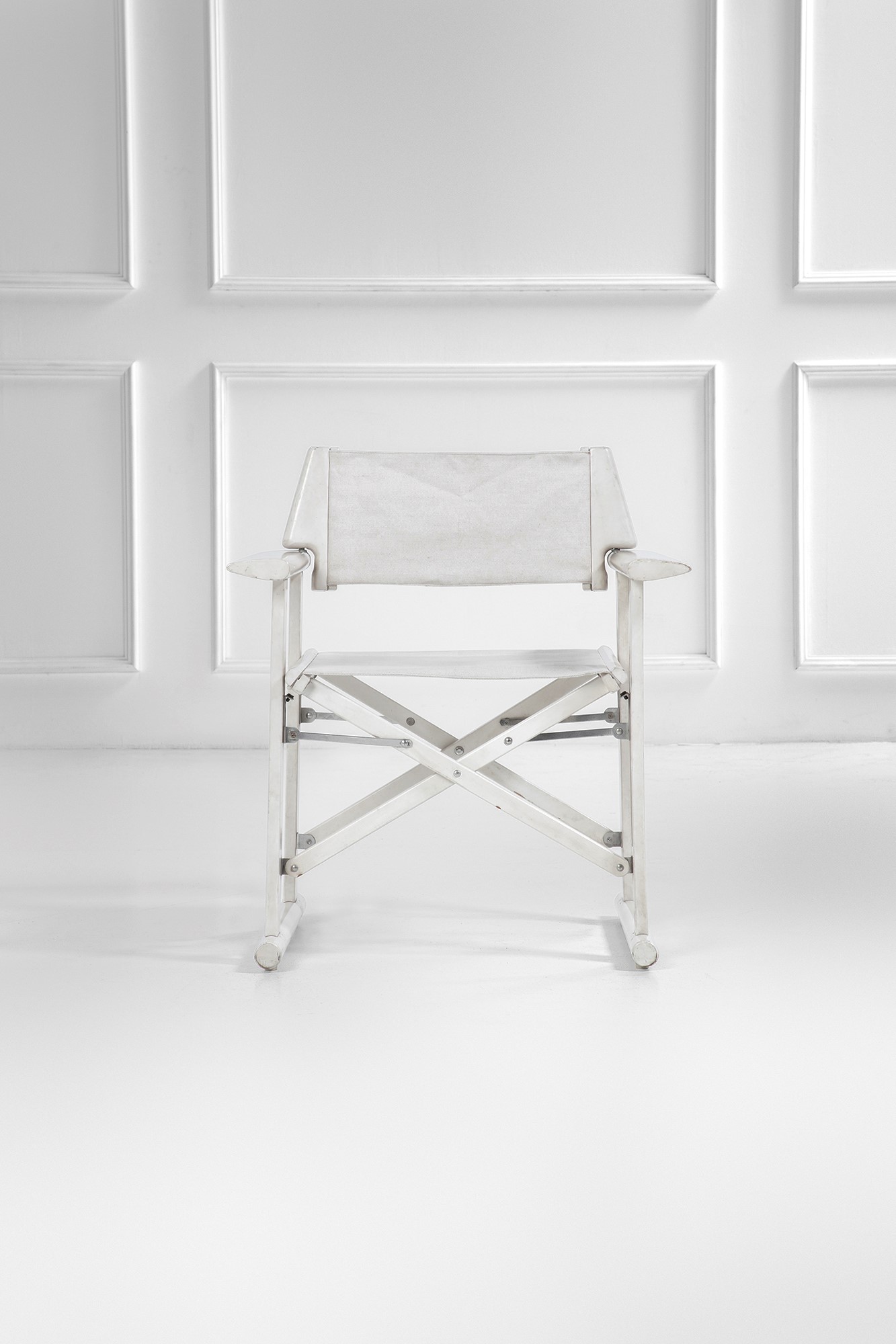 Quattro poltrone pieghevoli da giardino