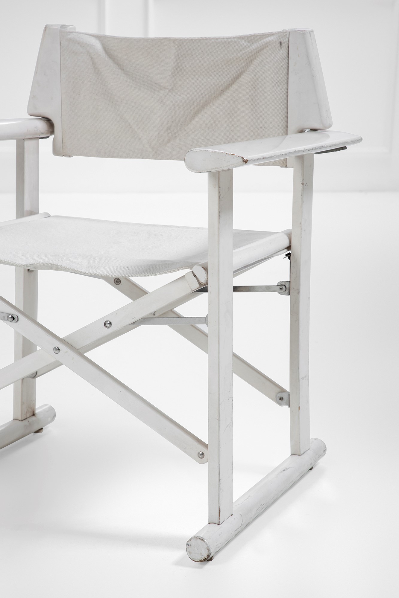 Quattro poltrone pieghevoli da giardino