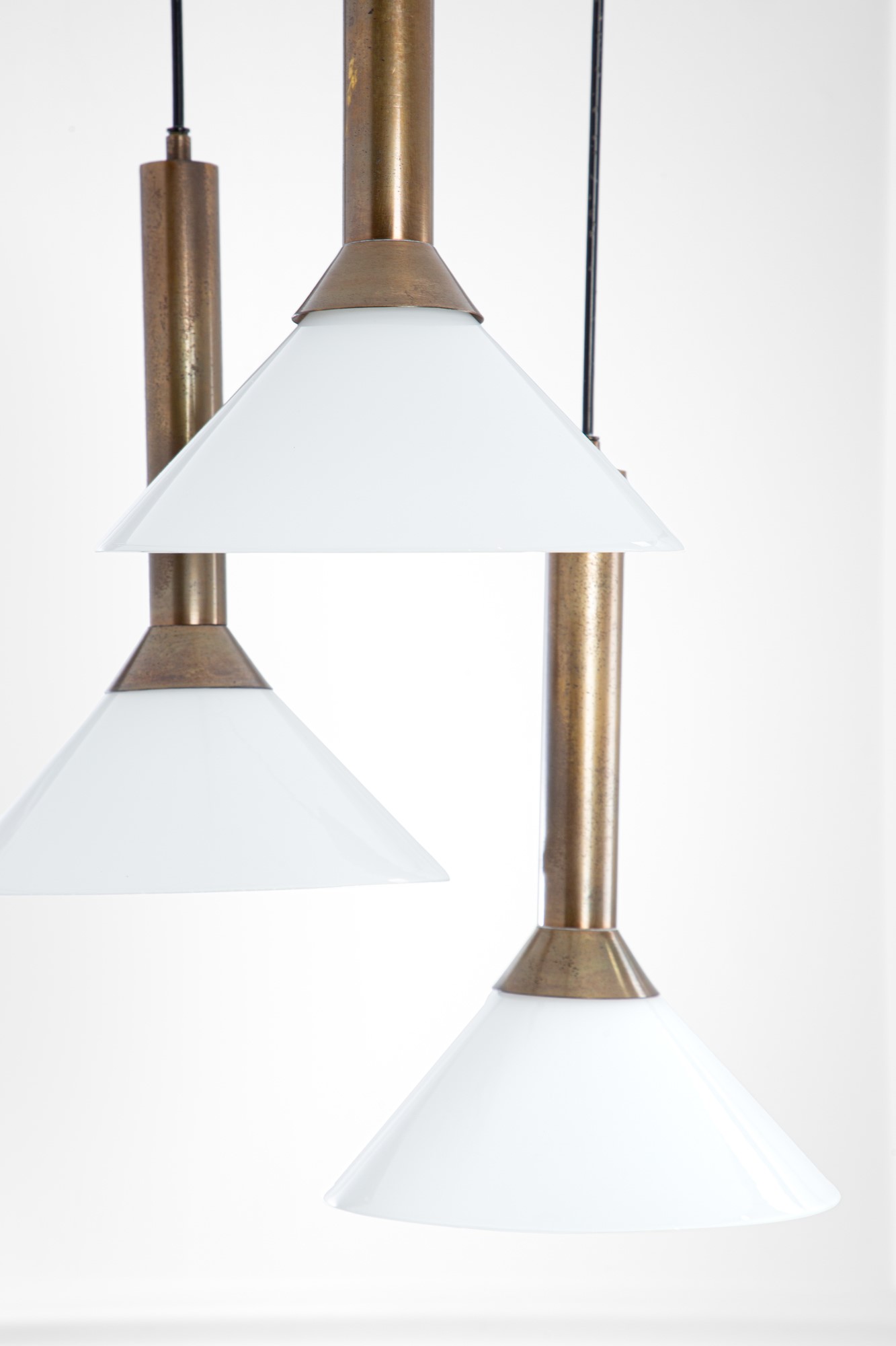 Lampadario a tre sospensioni