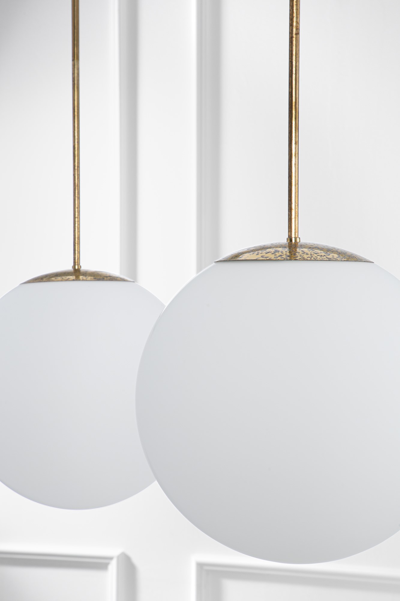 Due lampade a sospensione