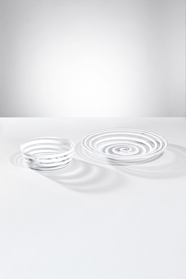 Barovier &amp; Toso - Coppa e piatto della serie Elissa