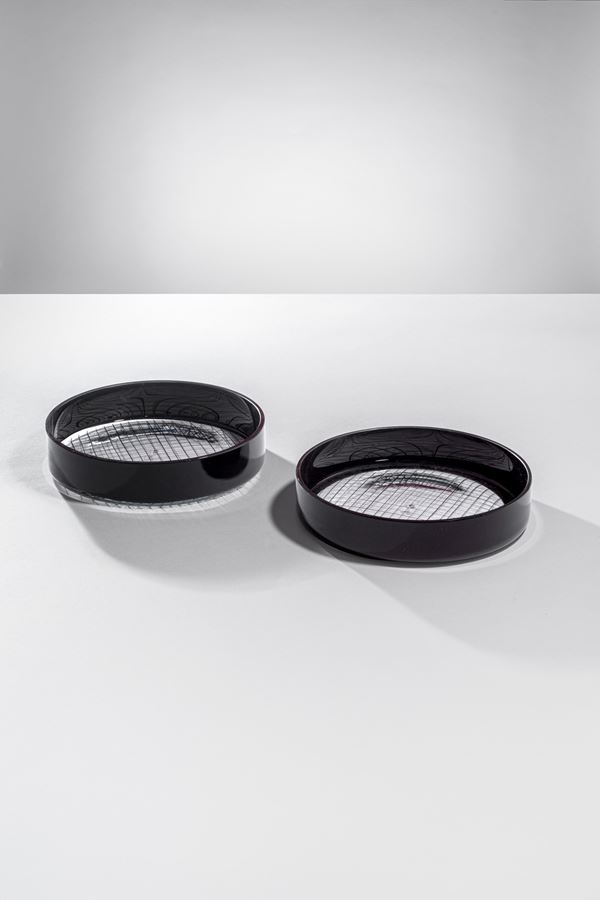 Rosanna Toso - Coppia di piatti della serie Crielo