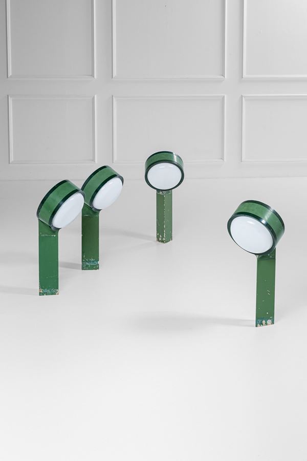 Tobia Scarpa - Quattro lampade da terra mod. Tamburo