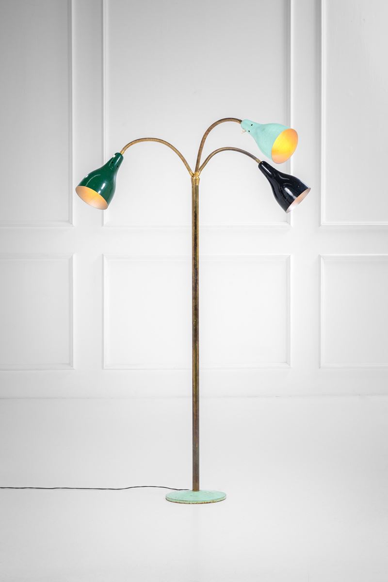 Lampada da terra a tre luci variante del mod. 336