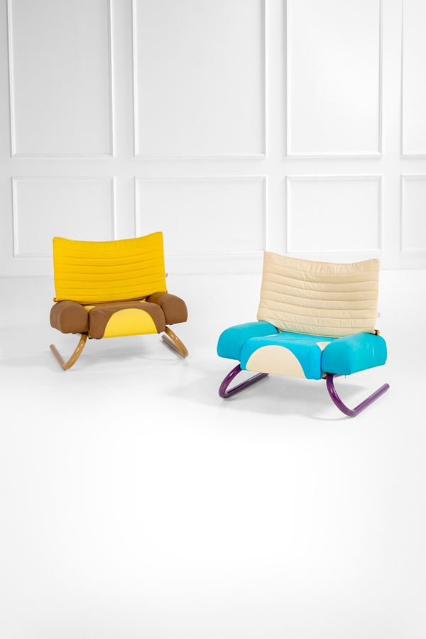Michele De Lucchi - Due poltrone mod. Peter Pan