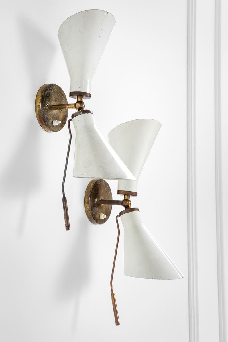 Due lampade da parete mod. 131