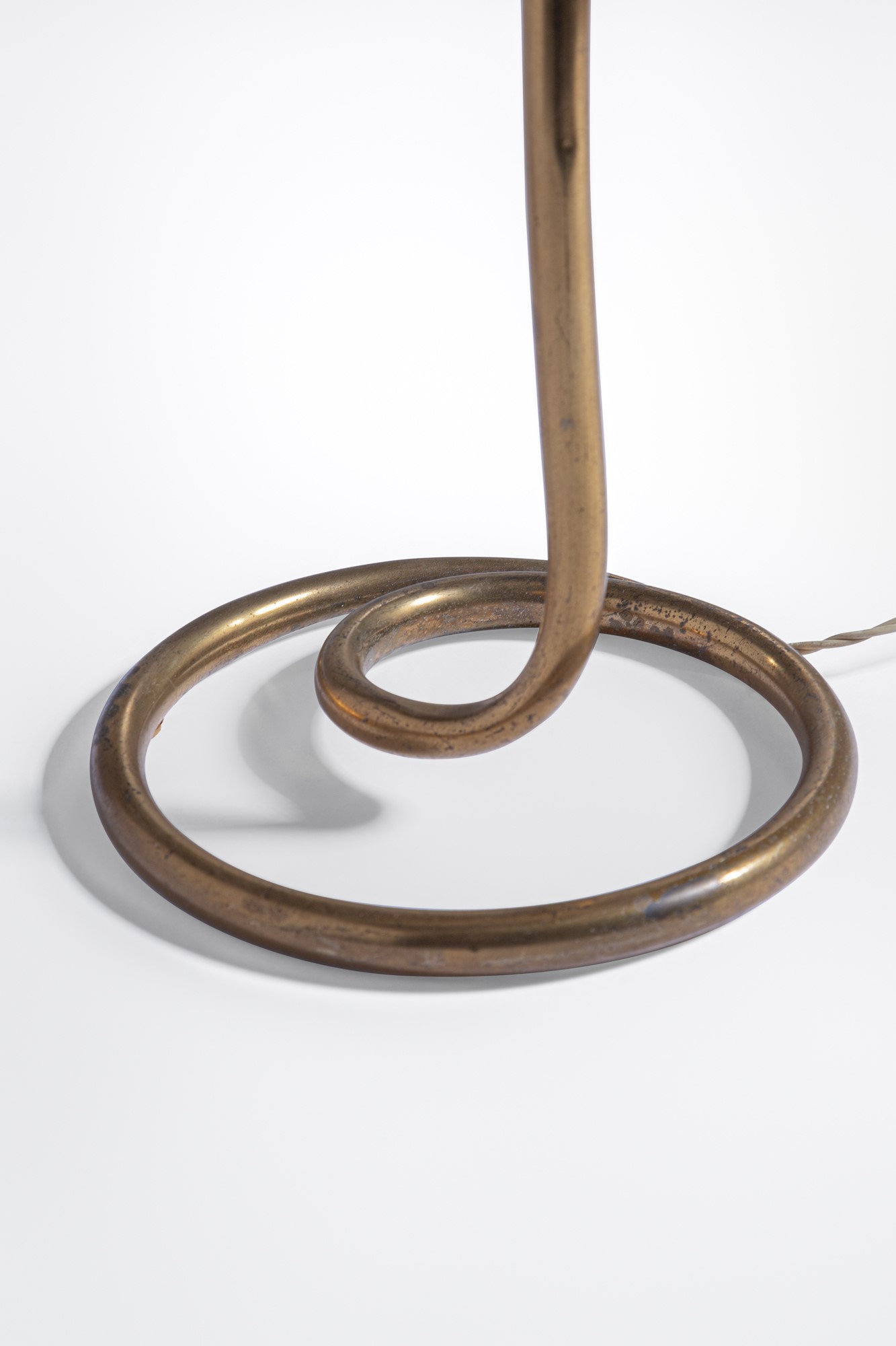 Kobi Wiesendanger - Lampada da tavolo modello Snake in vetro di Murano e ottone
