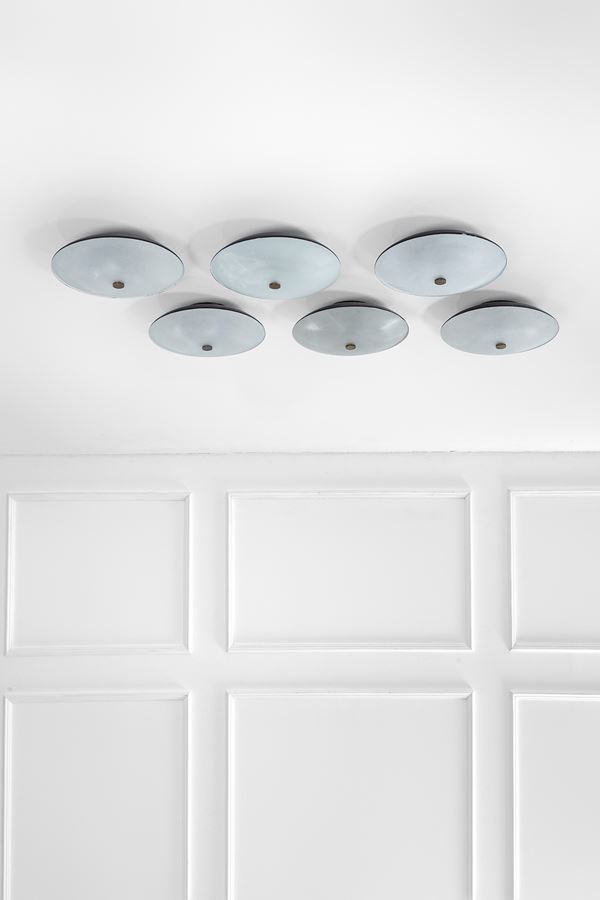 Stilnovo - Sei lampade a plafone