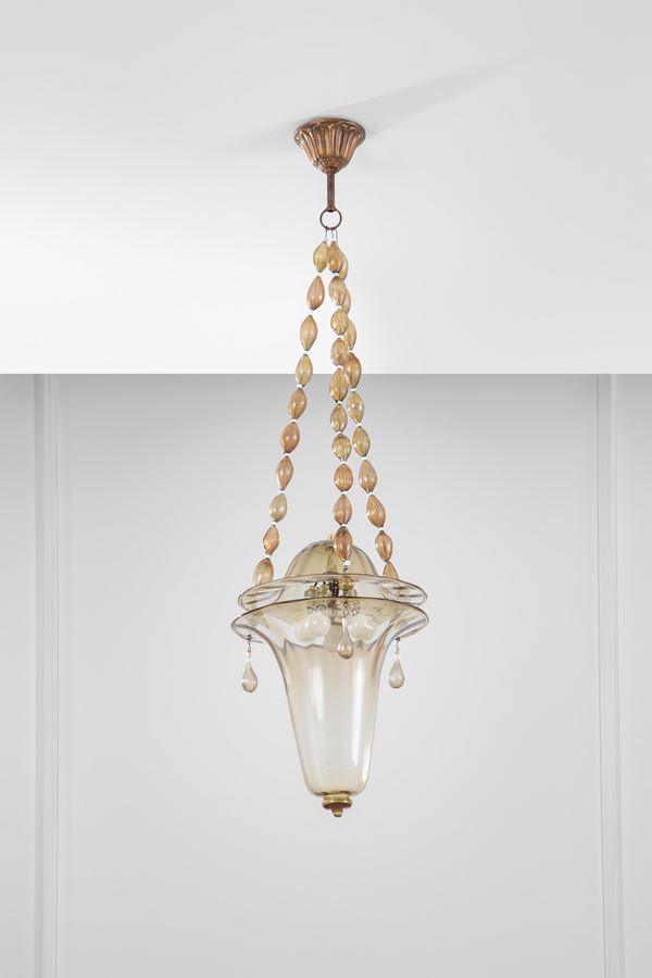 Murano - Lampada a sospensione a cesendello