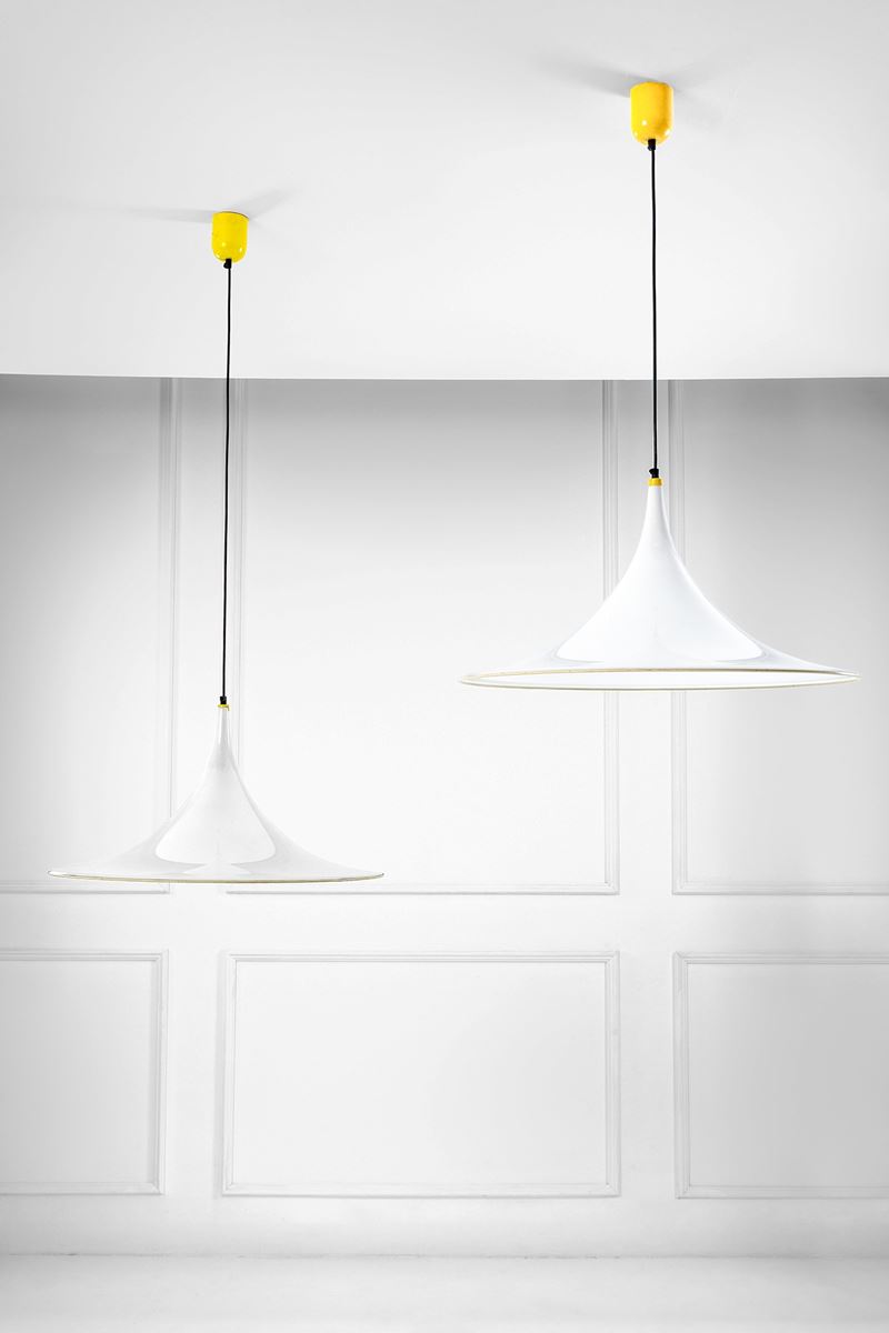 Lampade a sospensione in metacrilato, circa 1960