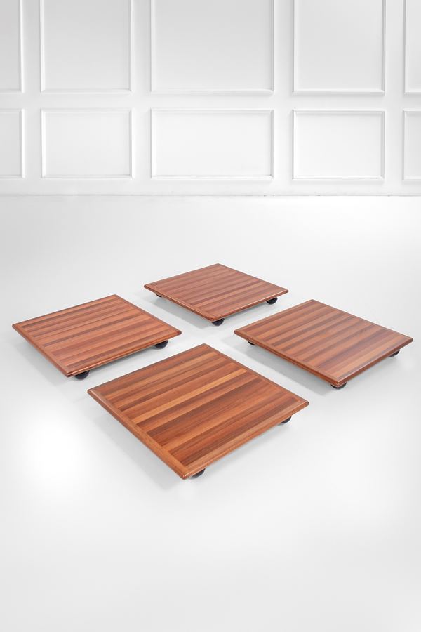 Mario Bellini - Quattro tavoli bassi mod. 613 Pianura