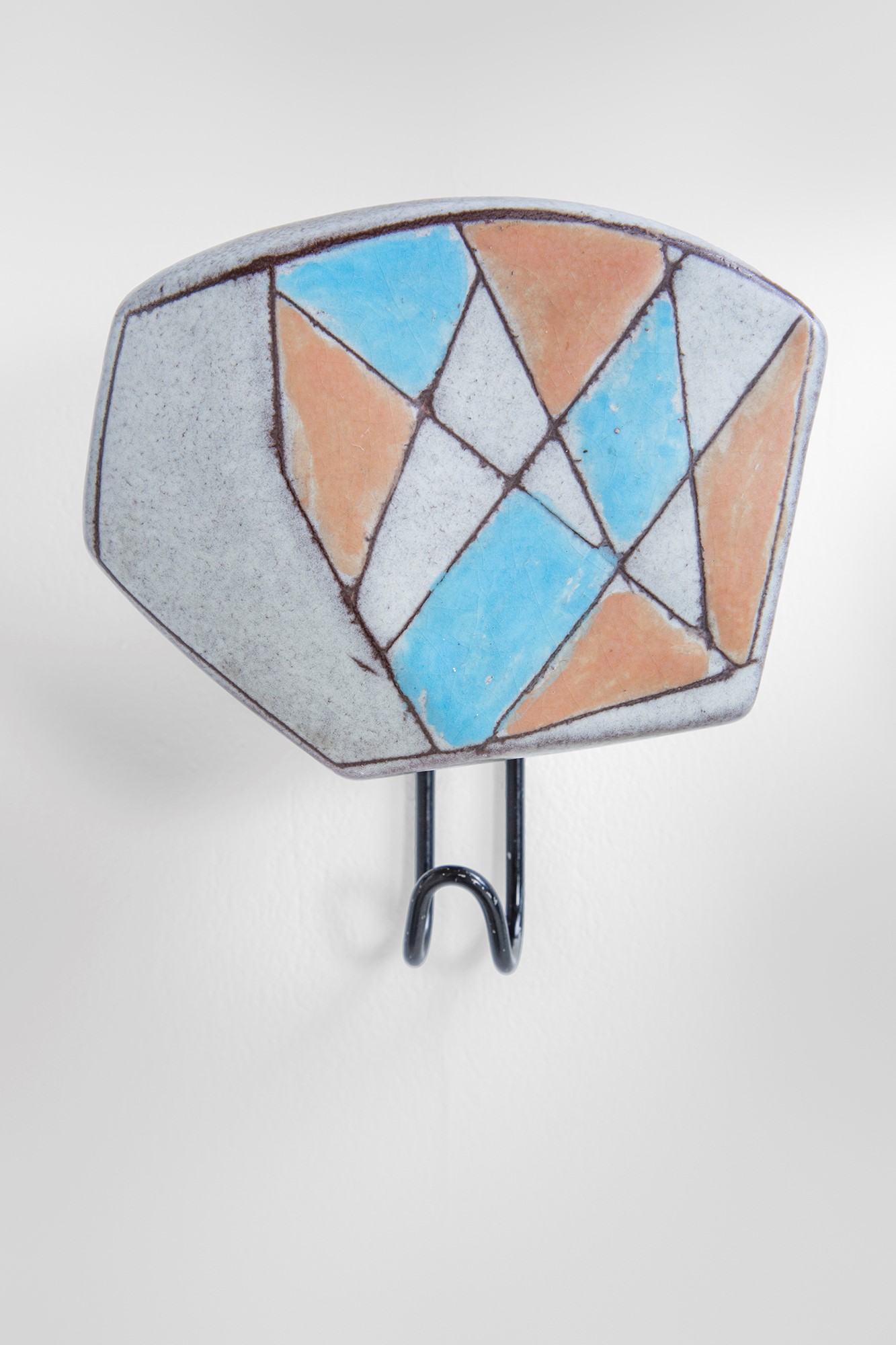 Cinque appendiabiti da parete