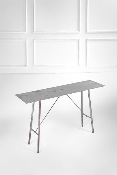 Console Ala Screziata della serie Lamiere crude, Metallo, 2009