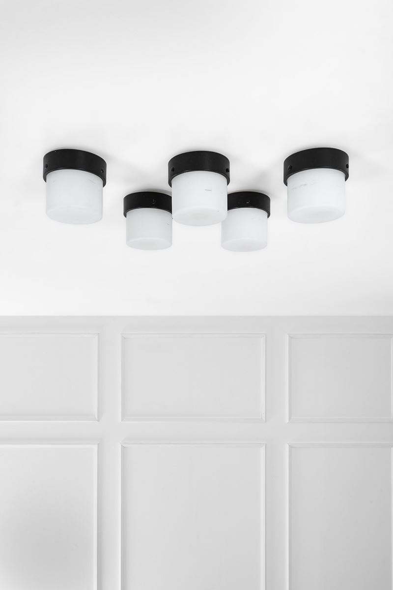 Cinque lampade a plafone o da parete mod. 3030