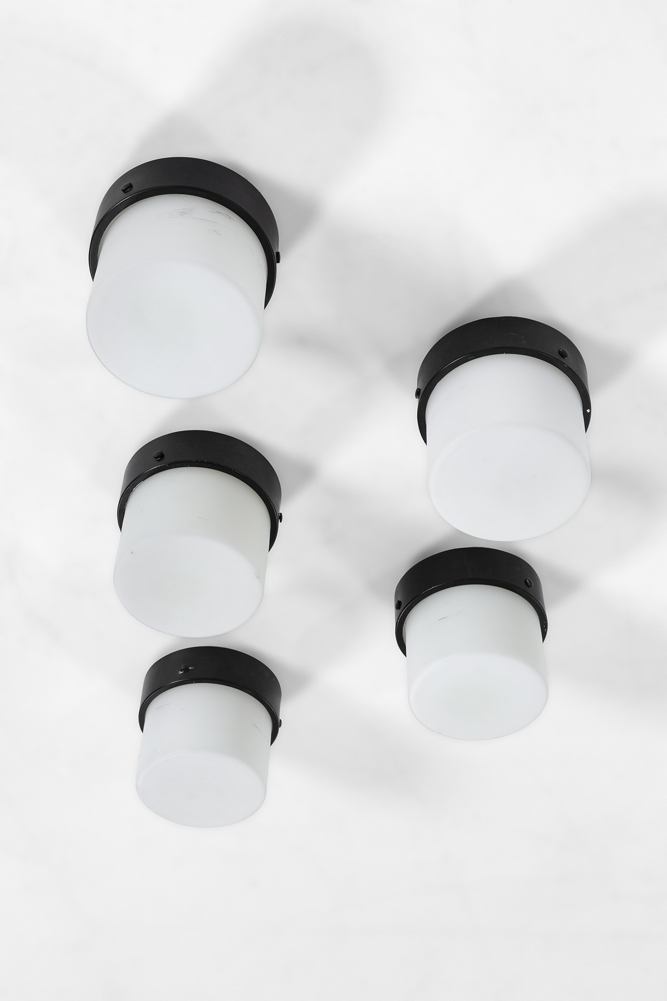 Cinque lampade a plafone o da parete mod. 3030