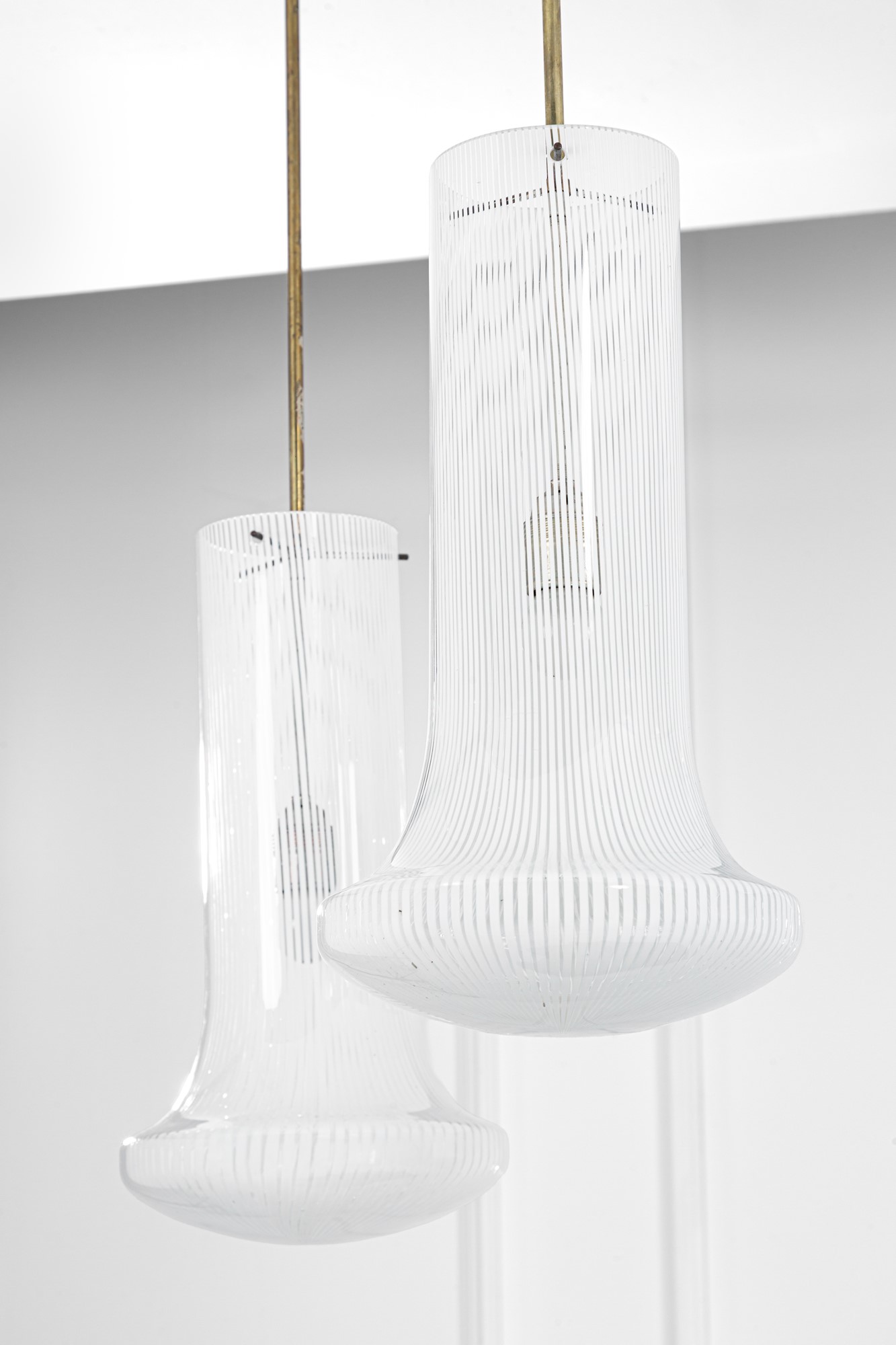 Sei lampade a sospensione della serie Boletus