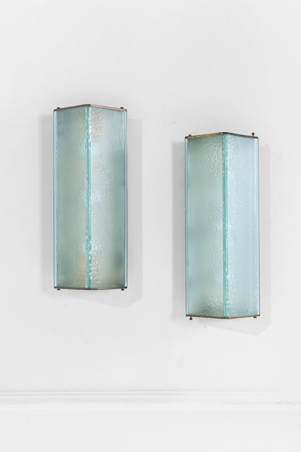 Max Ingrand - Due lampade da parete mod. 2051