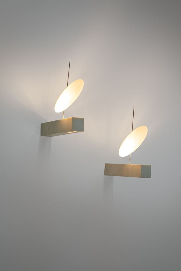 Ingo Maurer - Due lampade da parete mod. Zero One