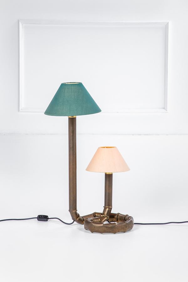 Bottega Gadda (attr.) - Lampada da terra