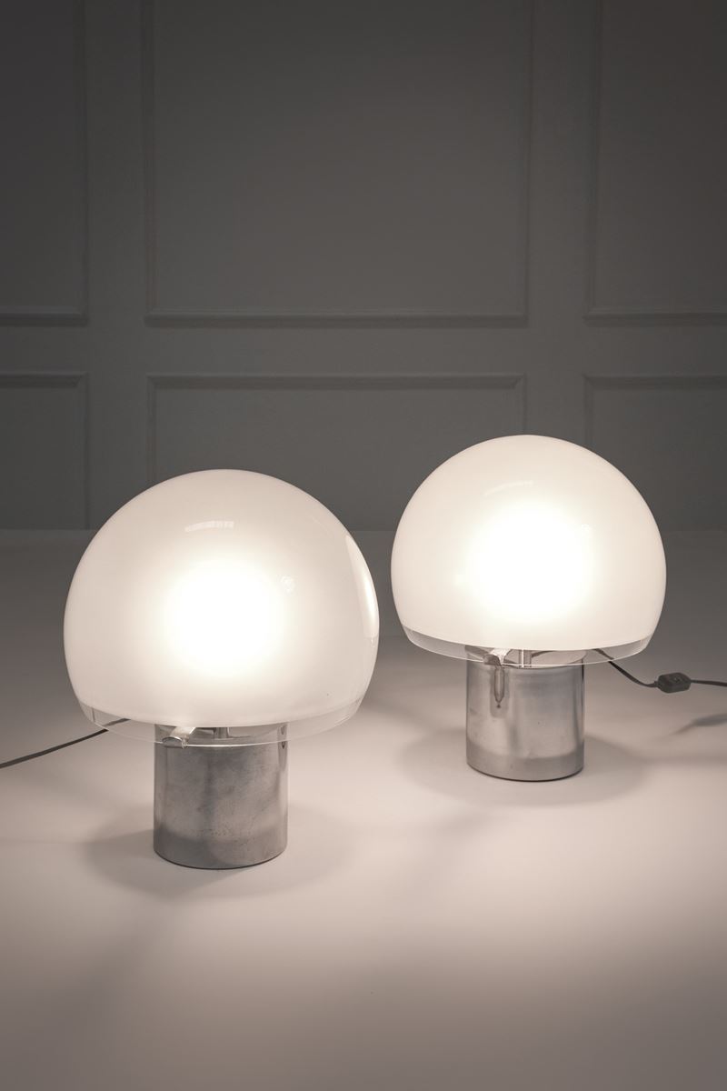 Due lampade da tavolo mod. LTA6 Porcino