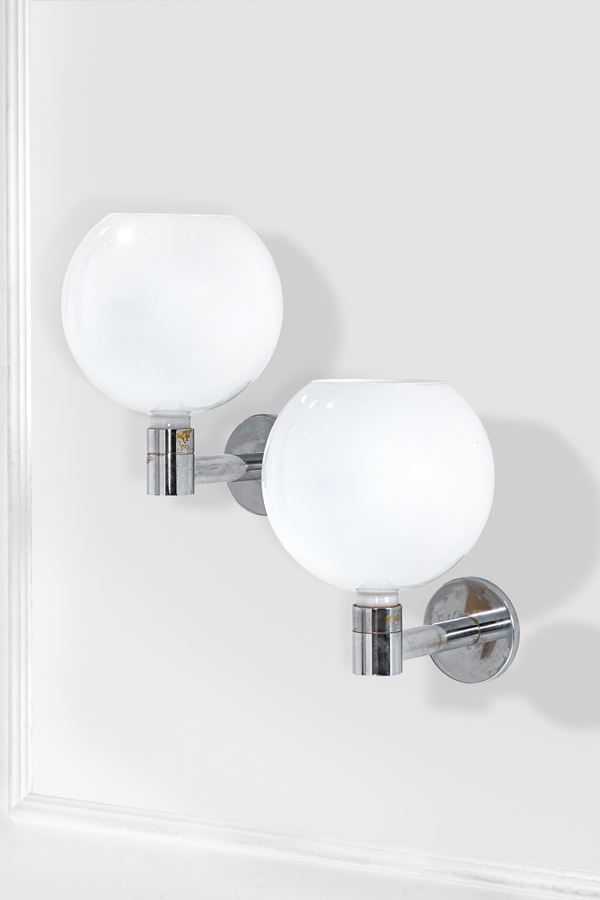 Franco Albini, Franca Helg, Antonio Piva - Due lampade da parete della serie AM/AS