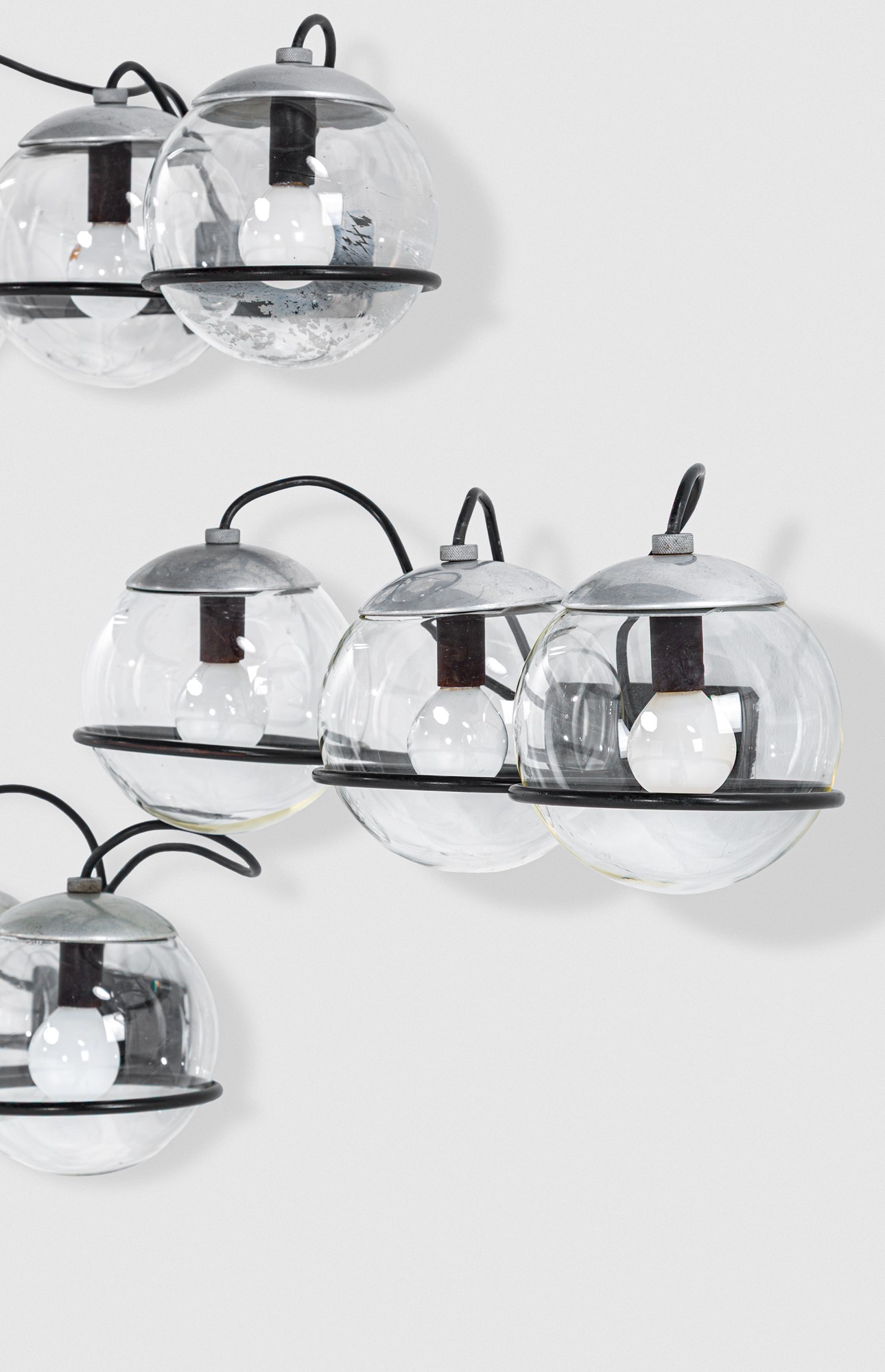 Tre lampade da parete mod. 238/3