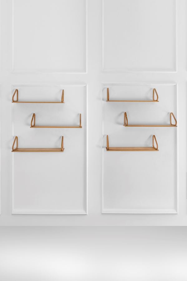 Alvar Aalto - Sei scaffali a parete mod. 112