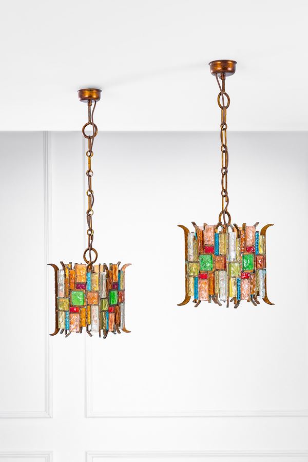 Poliarte - Due lampade a sospensione