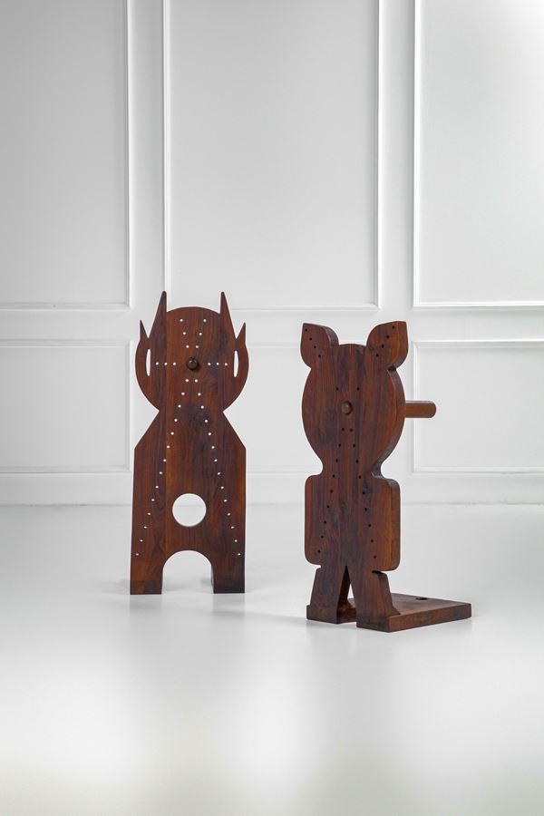 Giovanni Borgarello - Due tavolini scultorei zoomorfi