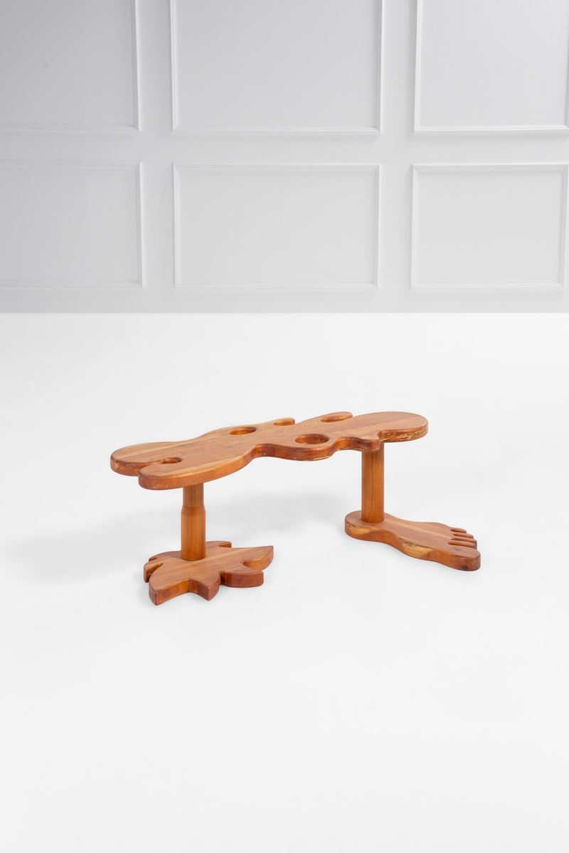 Panca scultorea antropomorfa