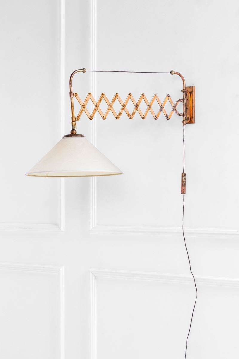 Lampada da parete estensibile a pantografo