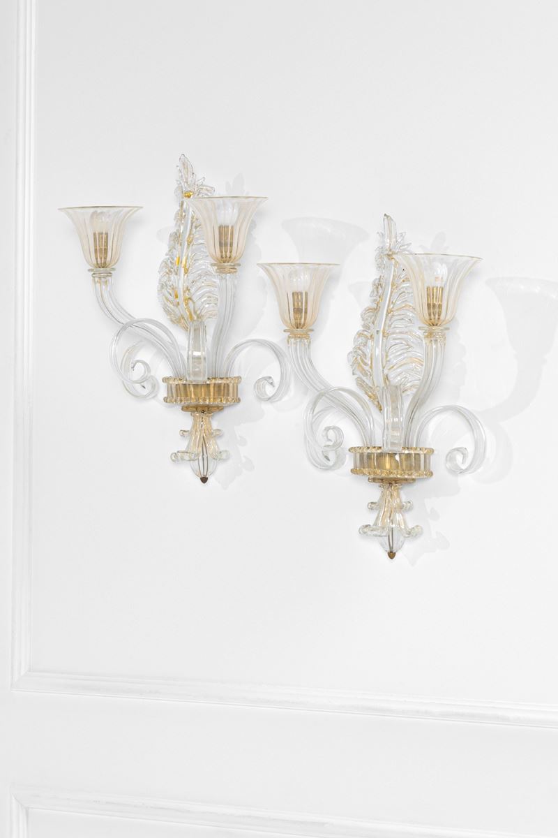 Due lampade da parete