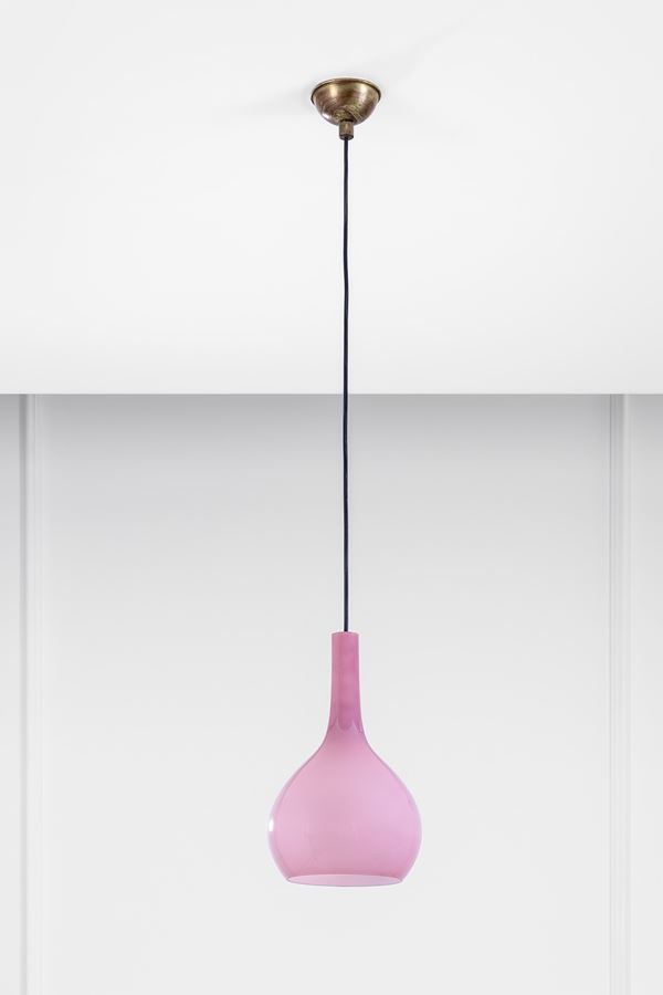 Seguso (attr.) - Lampada a sospensione