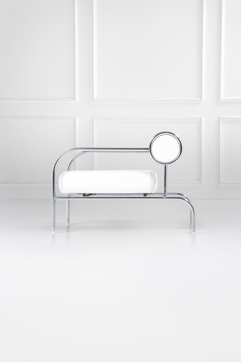 Shiro Kuramata - Poltroncina Mod. Sofa With Arms