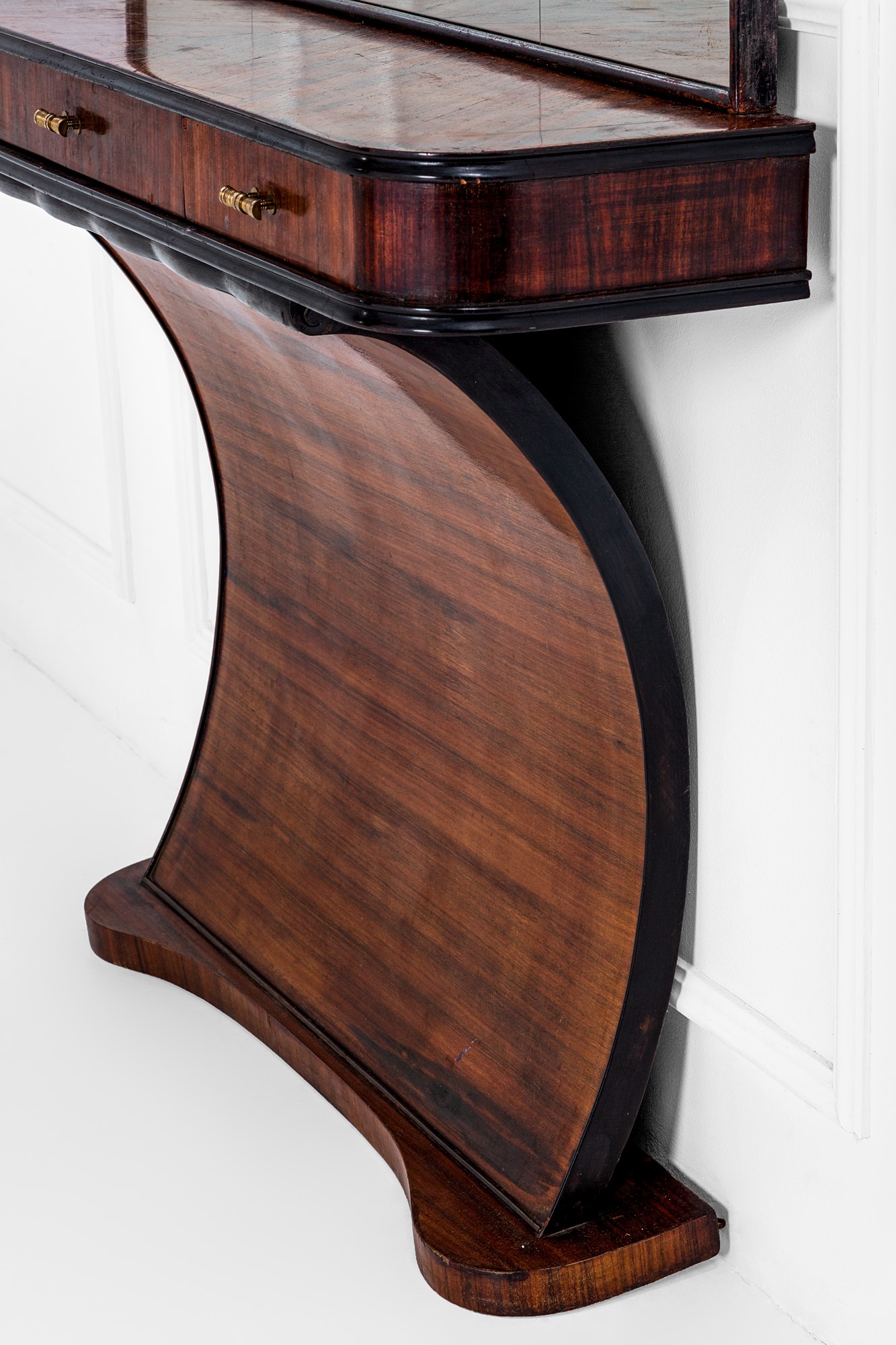 Console a tre cassetti con specchiera
