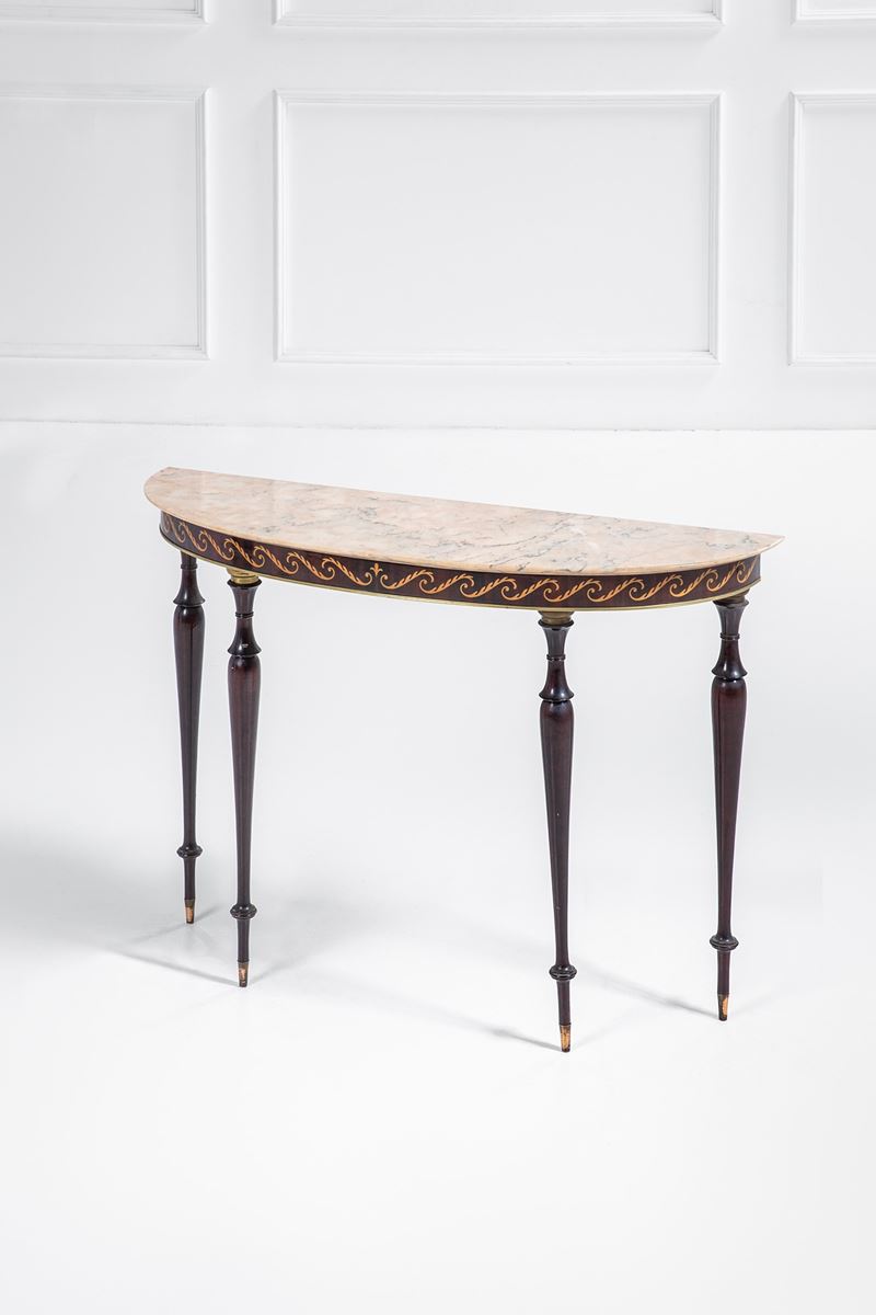 Console a mezzaluna