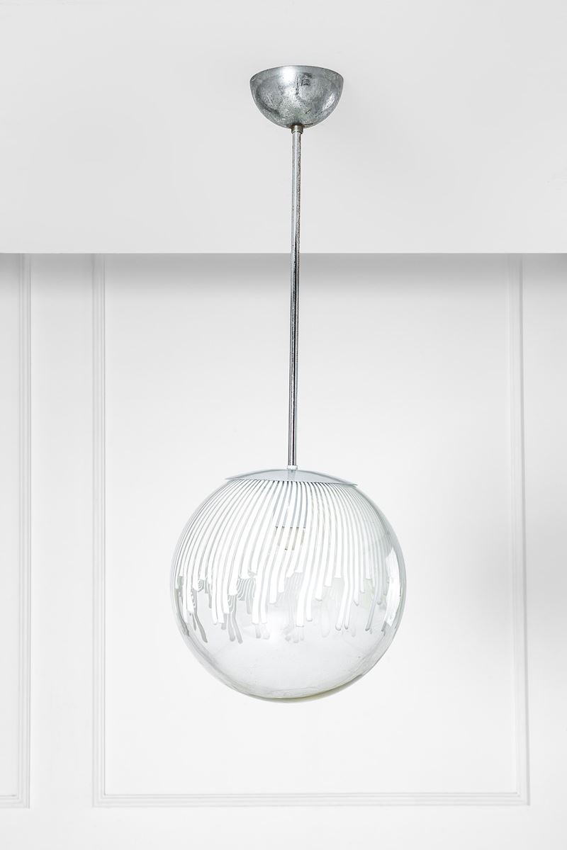 Ludovico Diaz De Santillana - Lampada a sospensione della serie Anemoni