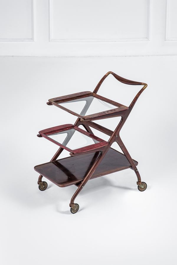 Ico Parisi - Carrello con vassoi asportabili mod. 65