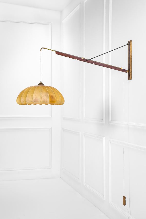 Lampada da parete inclinabile con contrappeso