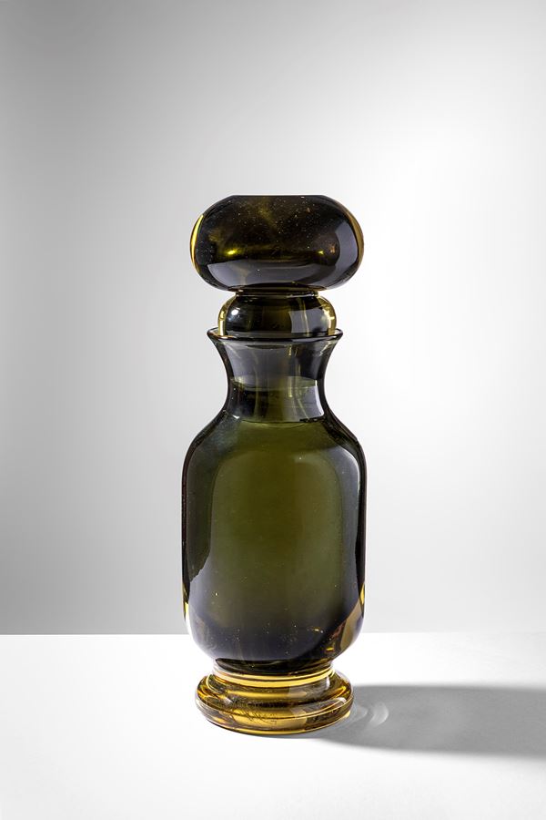 Mario Pinzoni : Bottiglia mod. 13752  - Asta Vetri di Murano - Incanto Casa d'Aste e Galleria