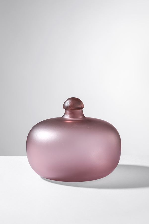 Venini - Vaso velato con tappo