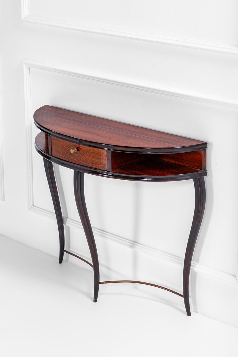 Console a mezzaluna