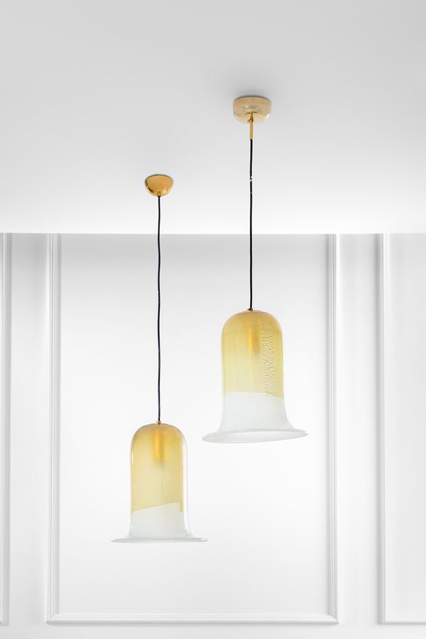 Venini - Due lampade a sospensione