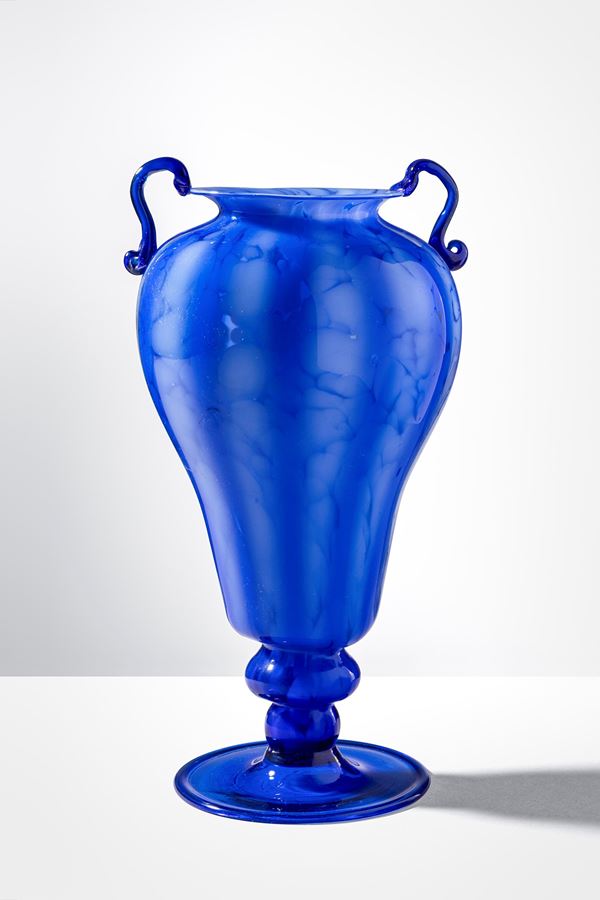 Fratelli Toso : Vaso biansato  - Asta Vetri di Murano - Incanto Casa d'Aste e Galleria