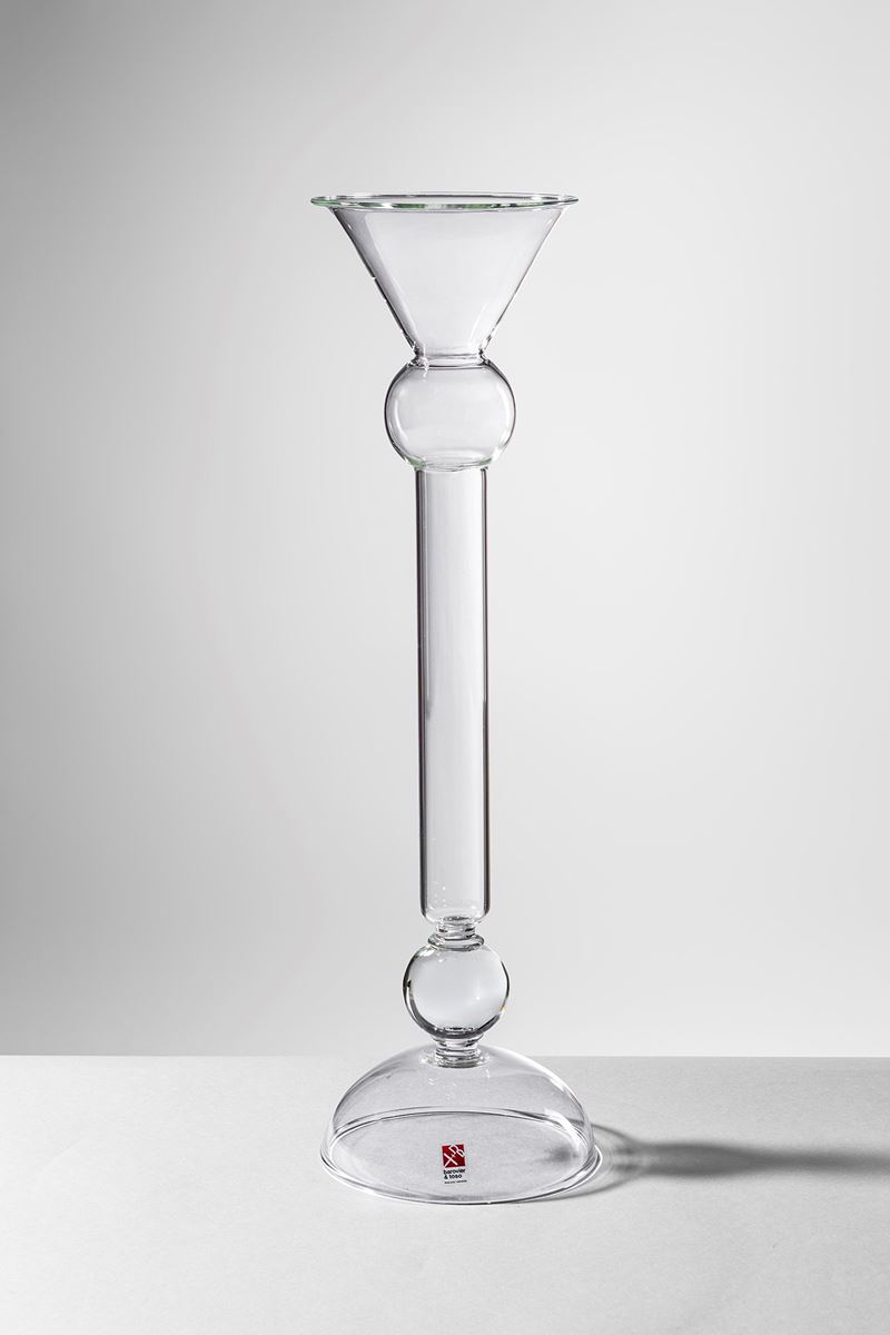 Matteo Thun - Vaso monofiore in vetro cristallo della Collezione Sherry Netherlans
