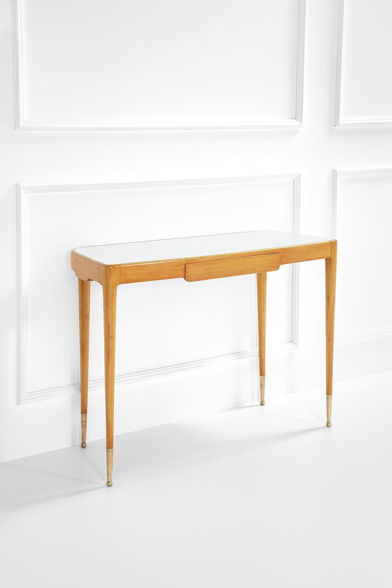 Dassi (attr.) - Console in legno sagomato, tornito e formica