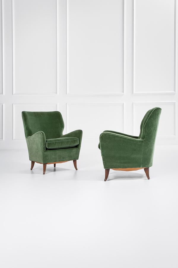 Gio Ponti - Due poltrone per l'Hotel Bristol di Merano